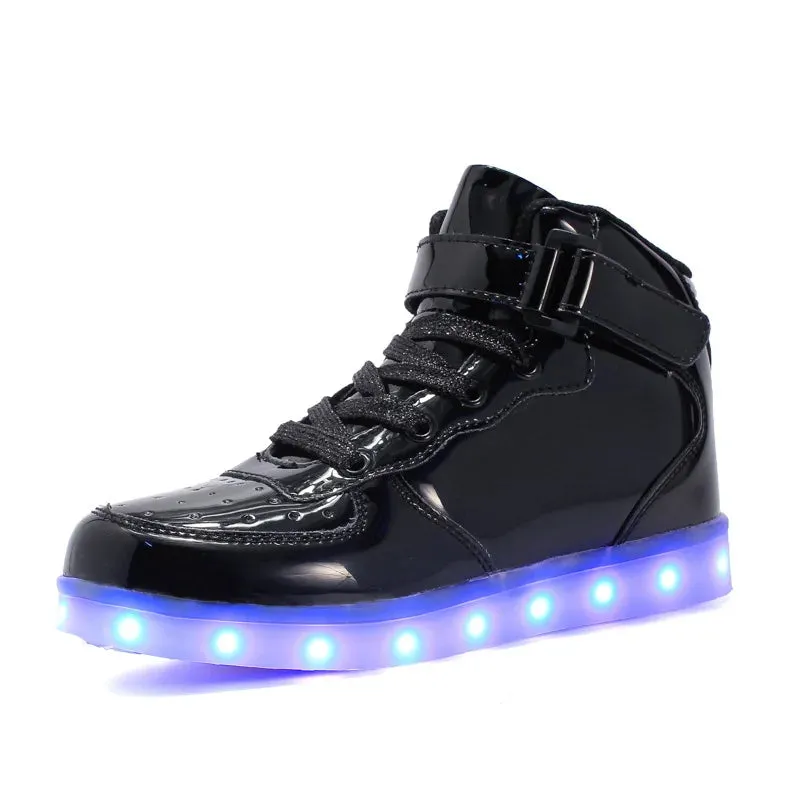 LED Shoes Kids Boys Girls Luminous Sneakers With Lights Glowing Led Slippers for Children Adult Feminino tenis