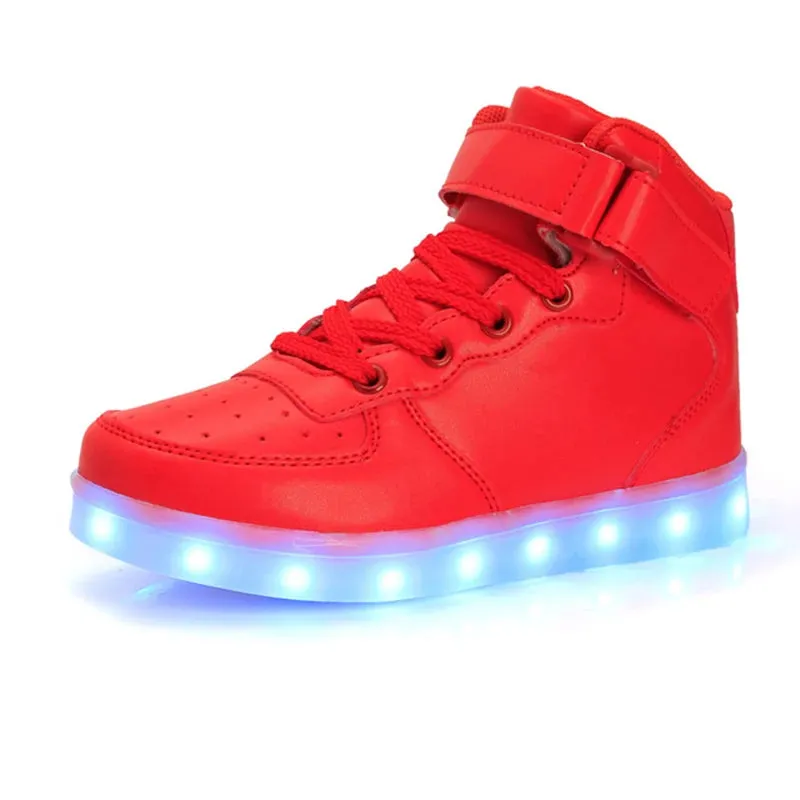 LED Shoes Kids Boys Girls Luminous Sneakers With Lights Glowing Led Slippers for Children Adult Feminino tenis