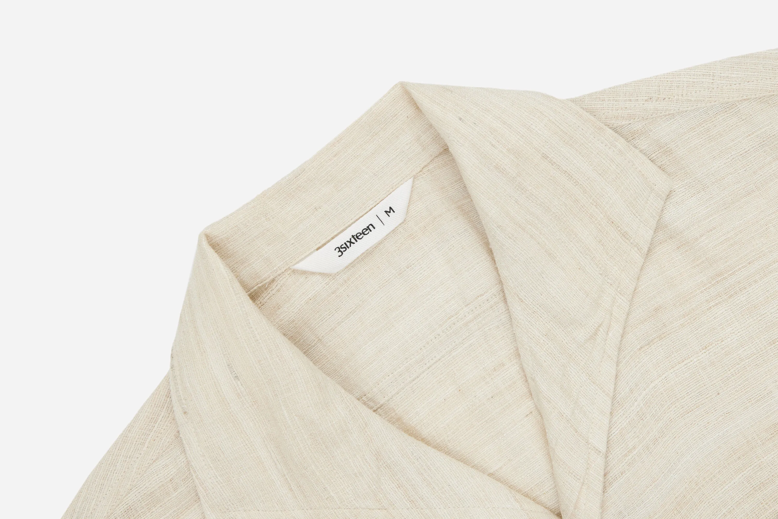 Leisure Shirt ~ Ivory Handloom Silk