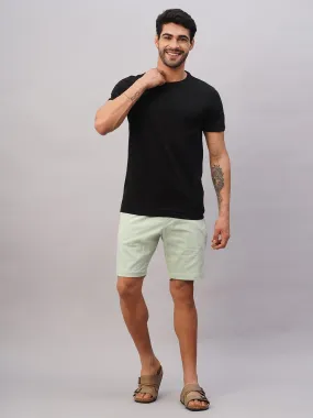 Men's Sage Cotton Regular Fit Shorts