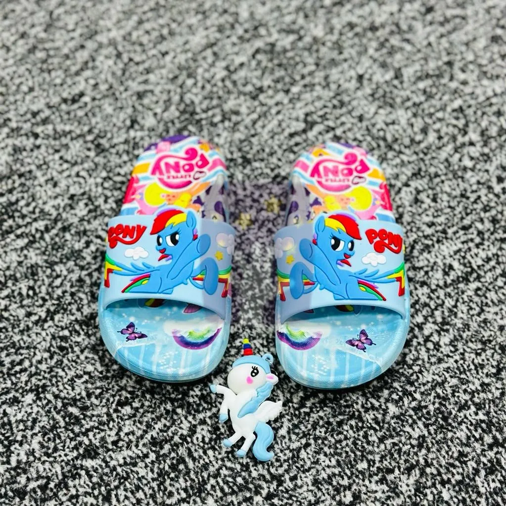 My Little Pony Blue Washable Soft Slippers 2504