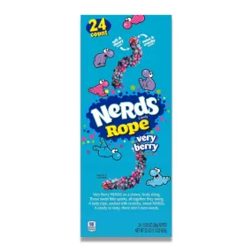 Nerds - Rope Candy, Very Berry - 0.92 Oz - 24 Ct Each