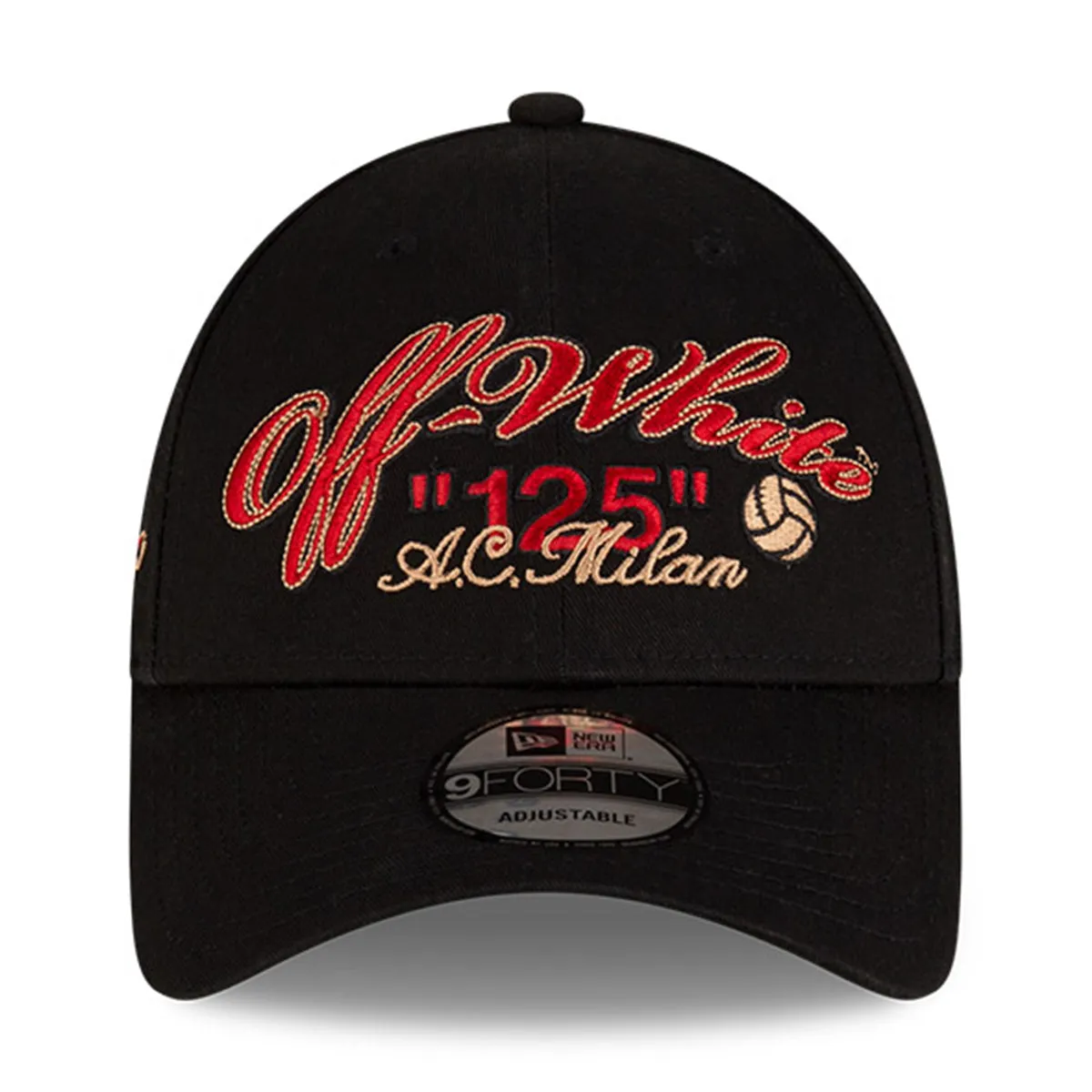   Off-White   AC Milan 9FORTY Cap 'Black'