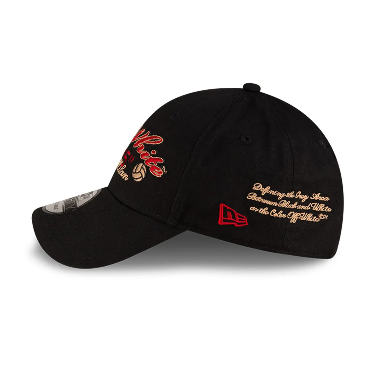   Off-White   AC Milan 9FORTY Cap 'Black'