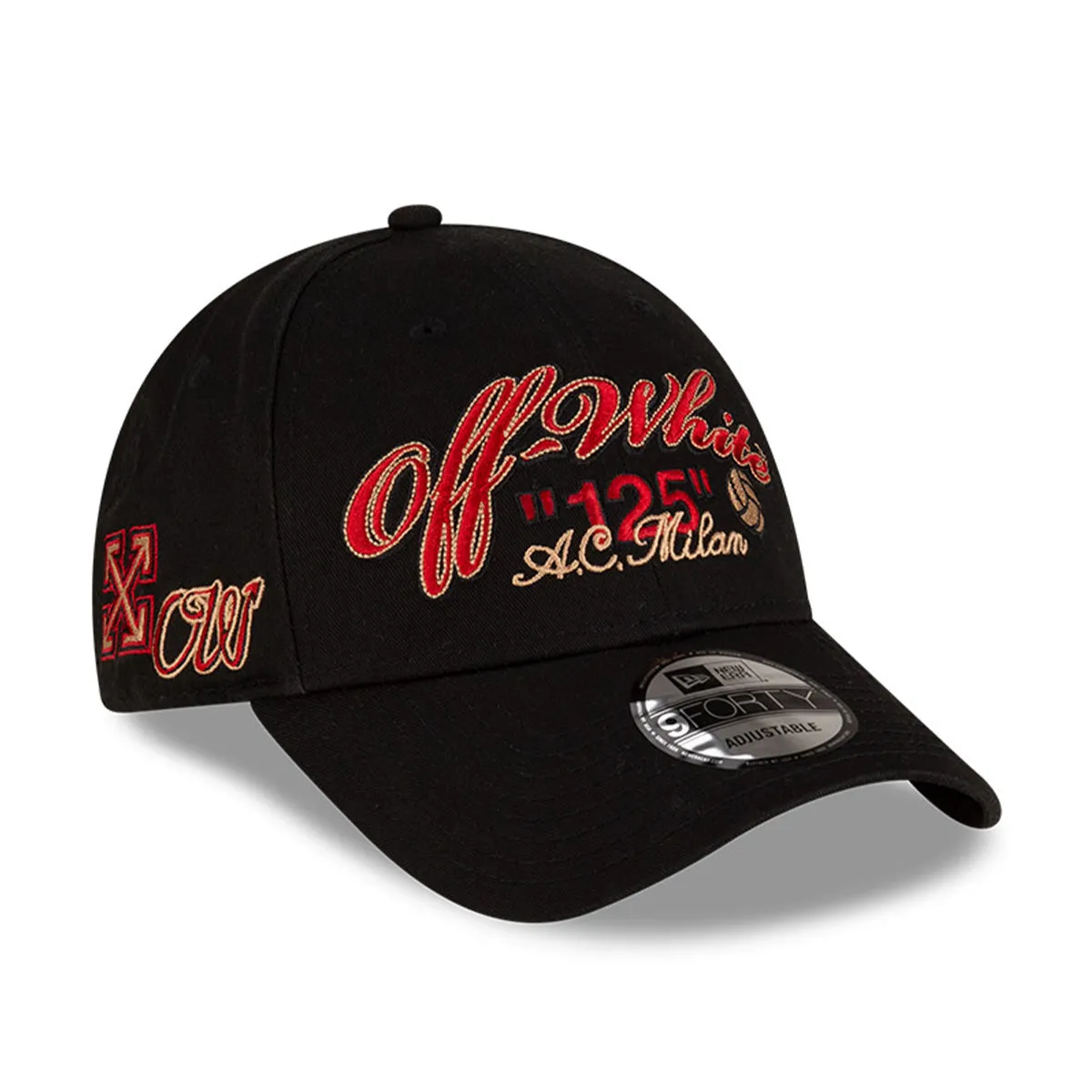   Off-White   AC Milan 9FORTY Cap 'Black'