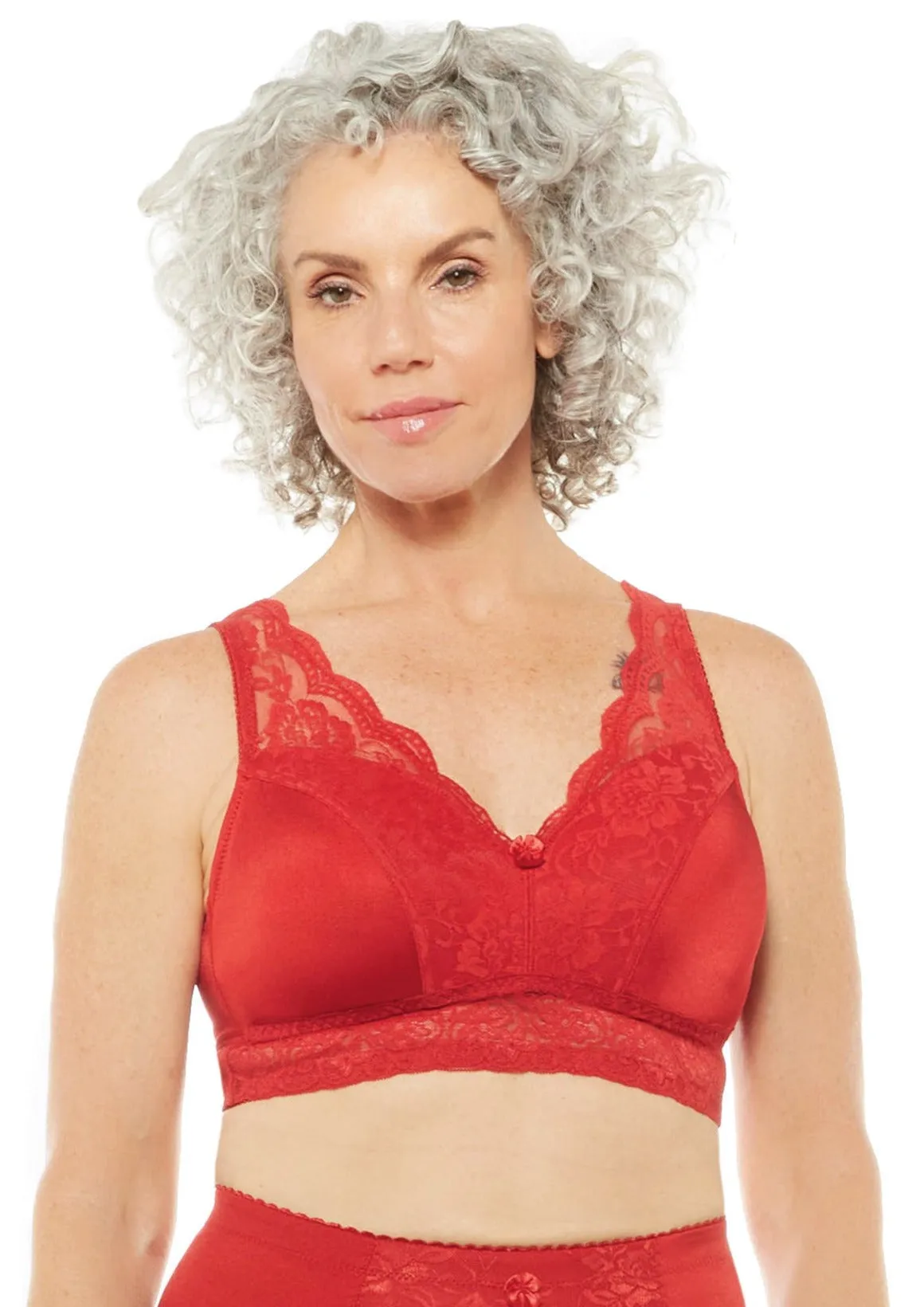 Pin Up Girl Lace Leisure Bra w/Pads