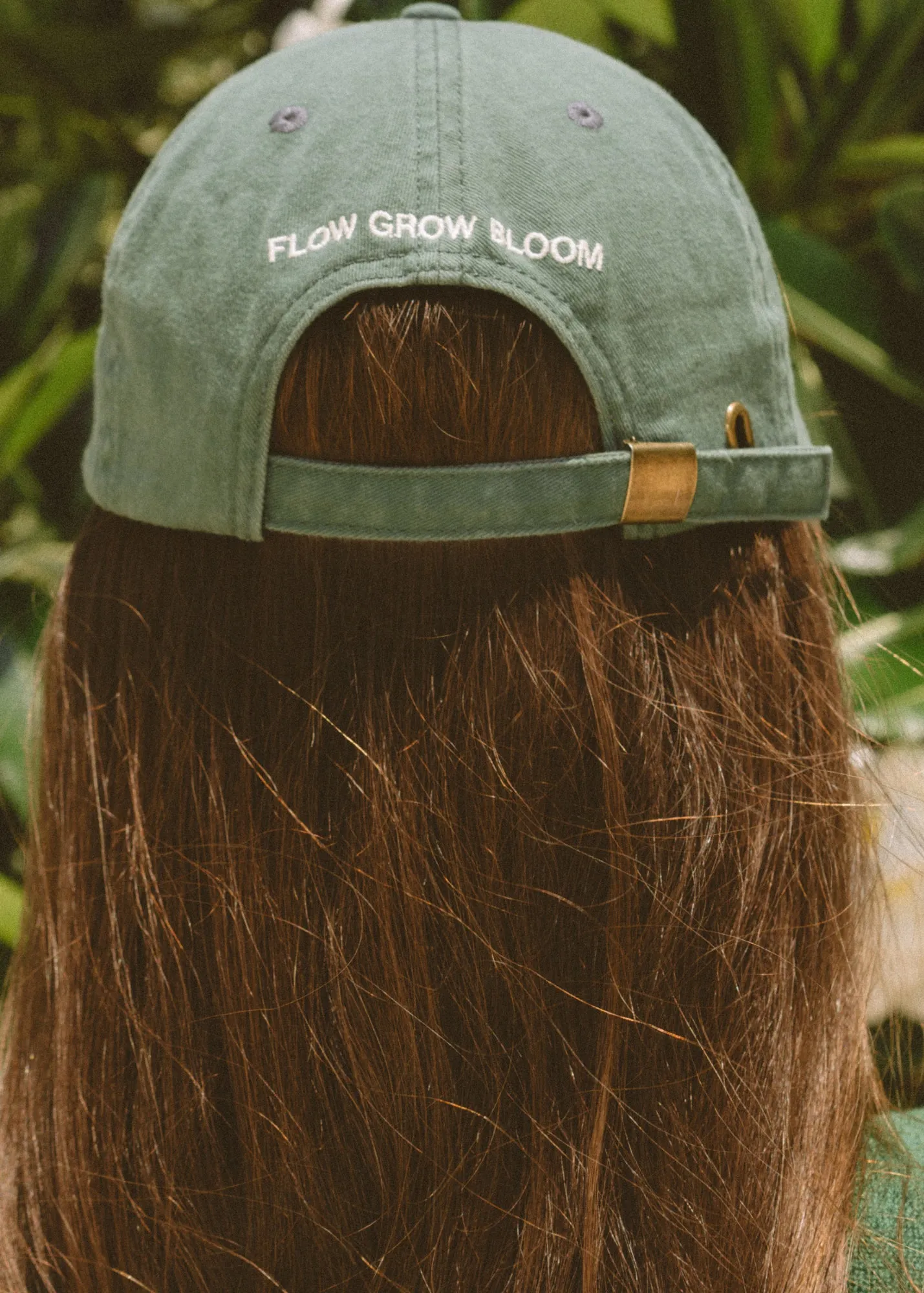 PK Bubble Logo Dad Cap - Forest/Cream