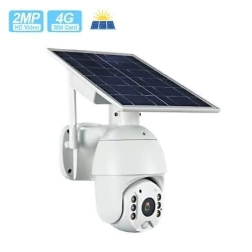 Powered Solar Ptz 4g Sim Card Camera - 24hrs Non-stop Recording