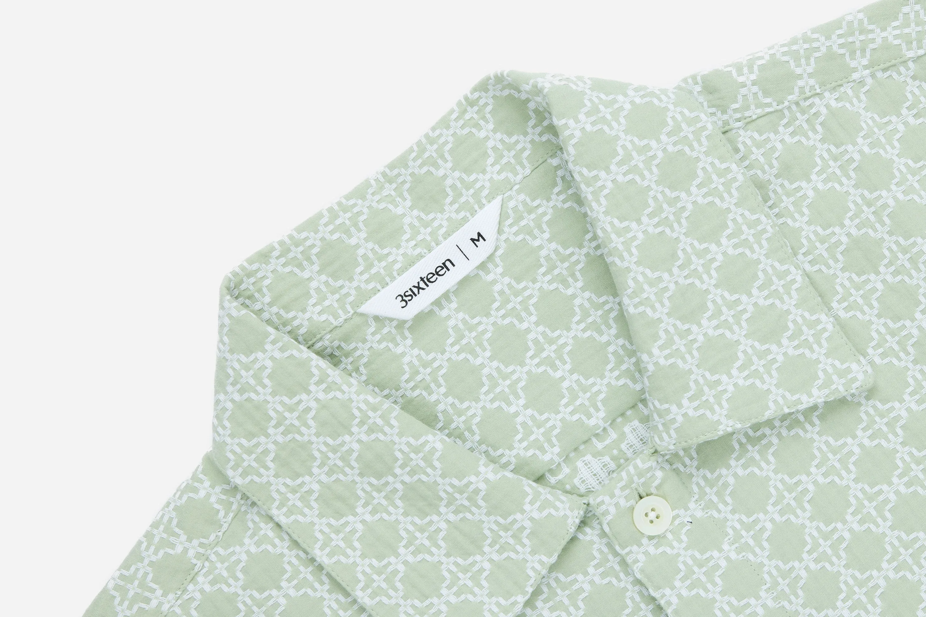 Resort Shirt ~ Seafoam Rattan