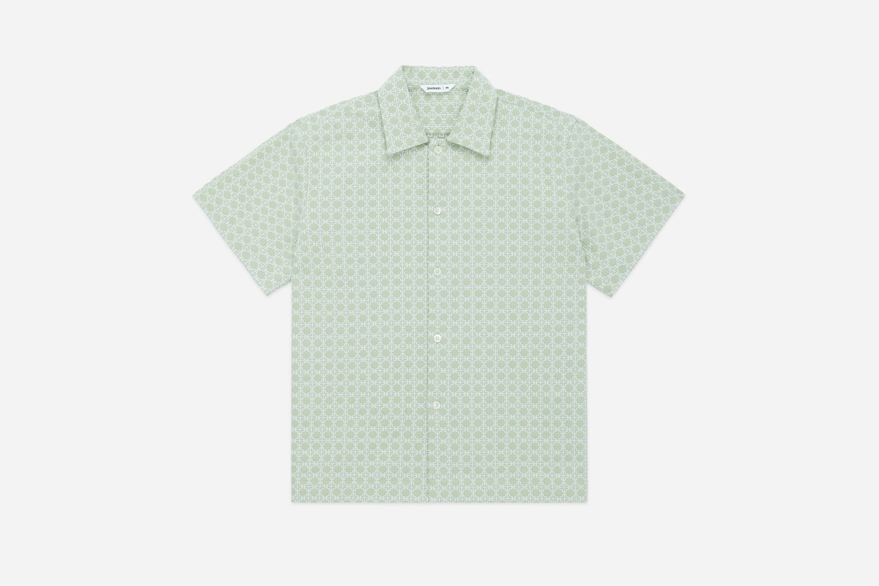 Resort Shirt ~ Seafoam Rattan