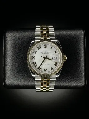 Rolex Datejust 36 White Roman 126233