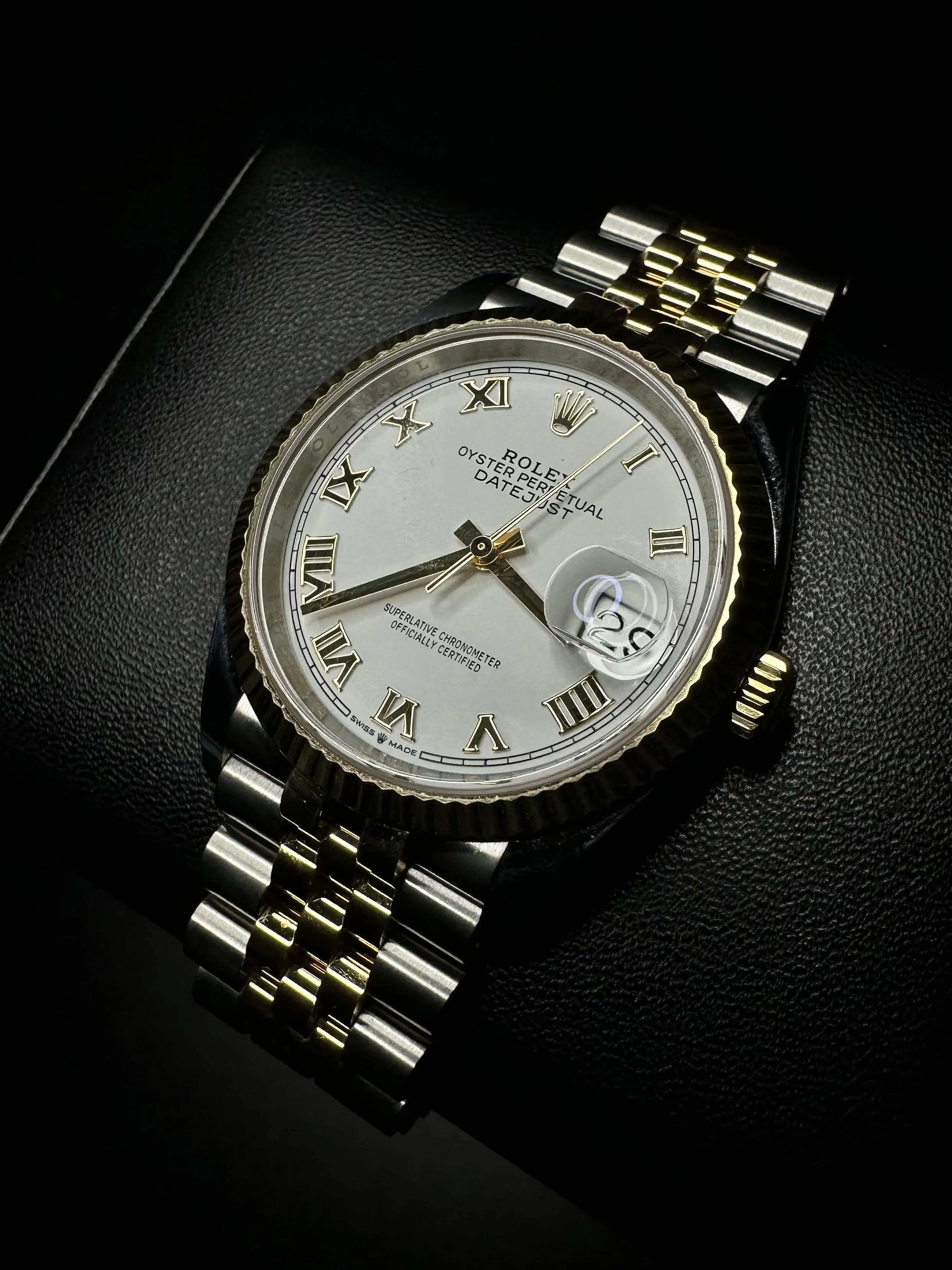 Rolex Datejust 36 White Roman 126233