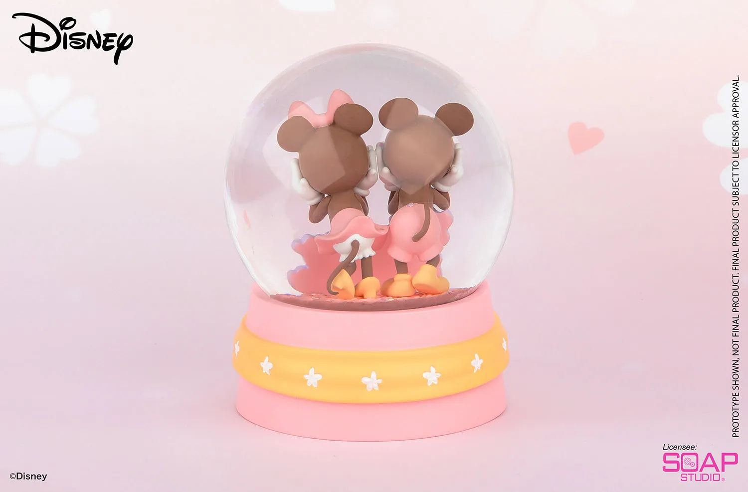 Soap Studio DY302 Disney Cherry Blossom - Mickey Minnie Snow Globe