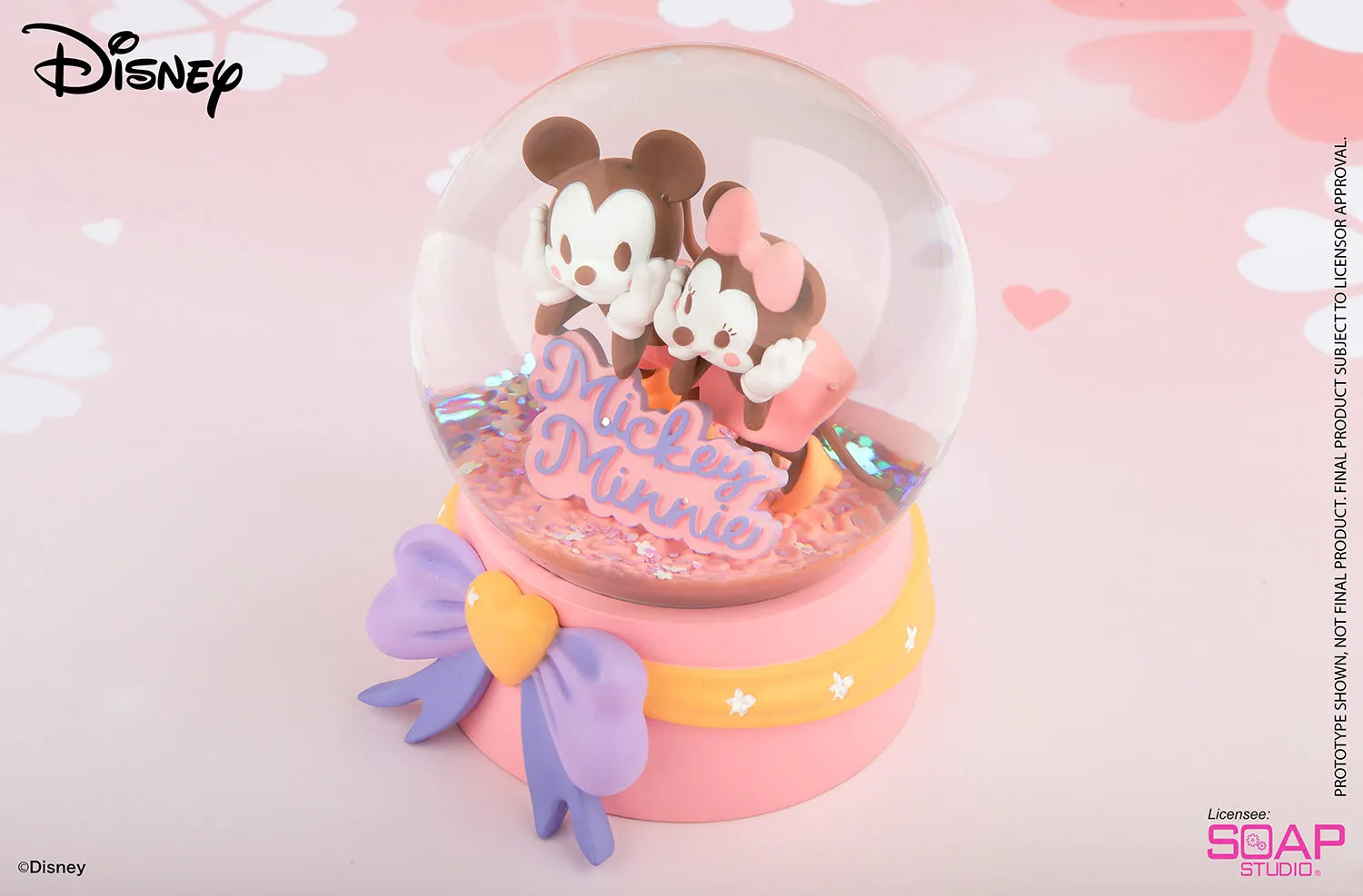 Soap Studio DY302 Disney Cherry Blossom - Mickey Minnie Snow Globe