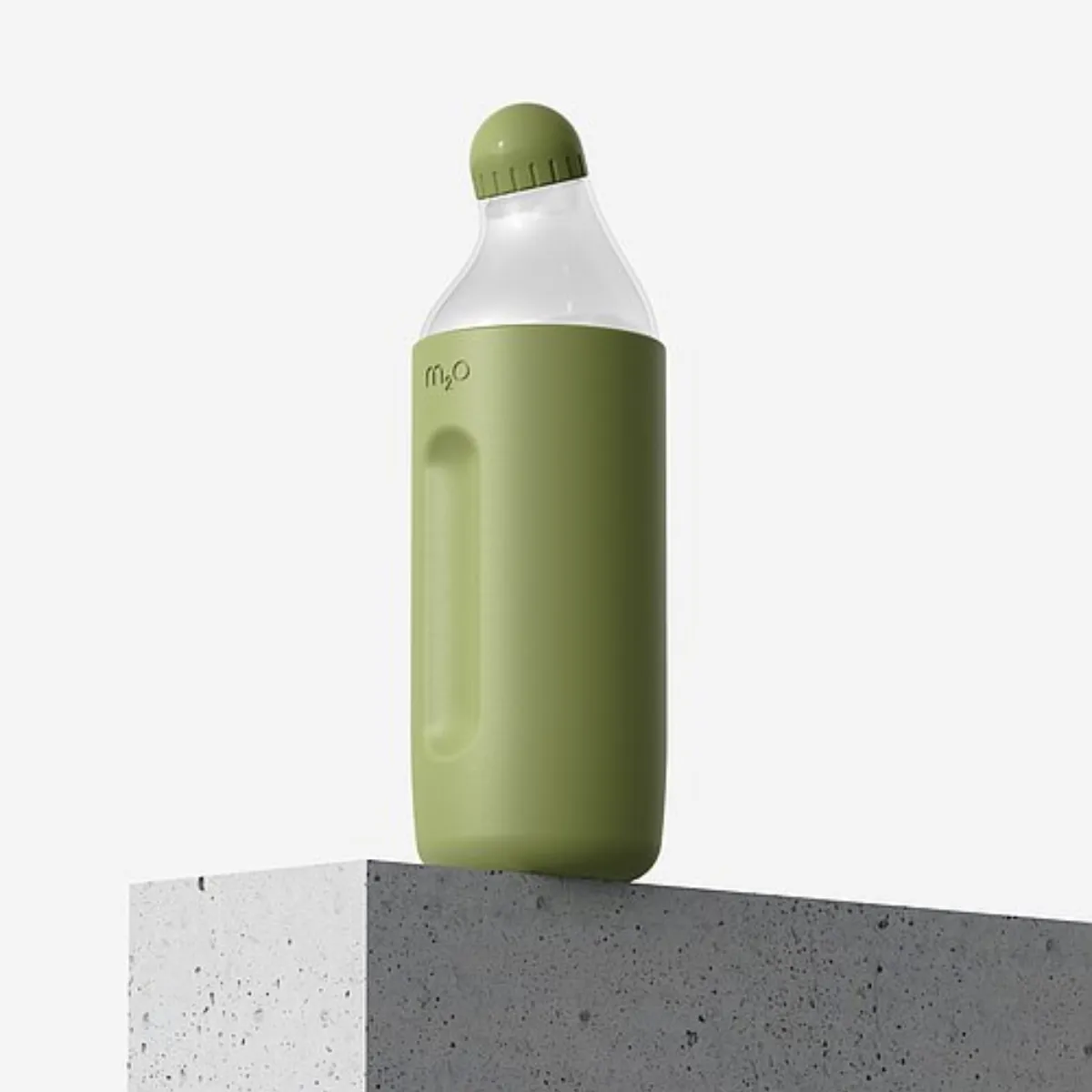 Sport Bottle with Silicone Cover Kaki Green