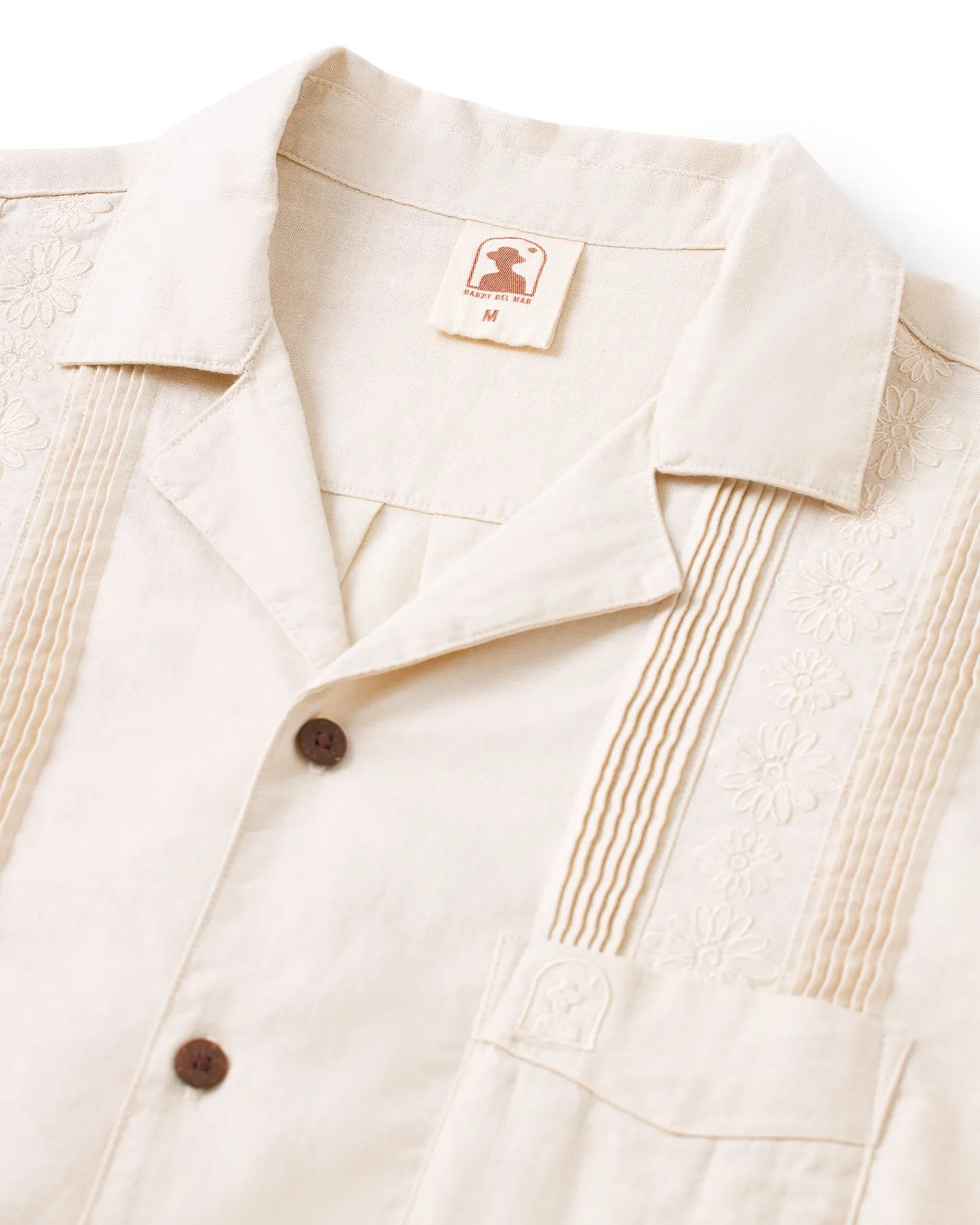 The Brisa Linen Shirt - Vintage Ivory