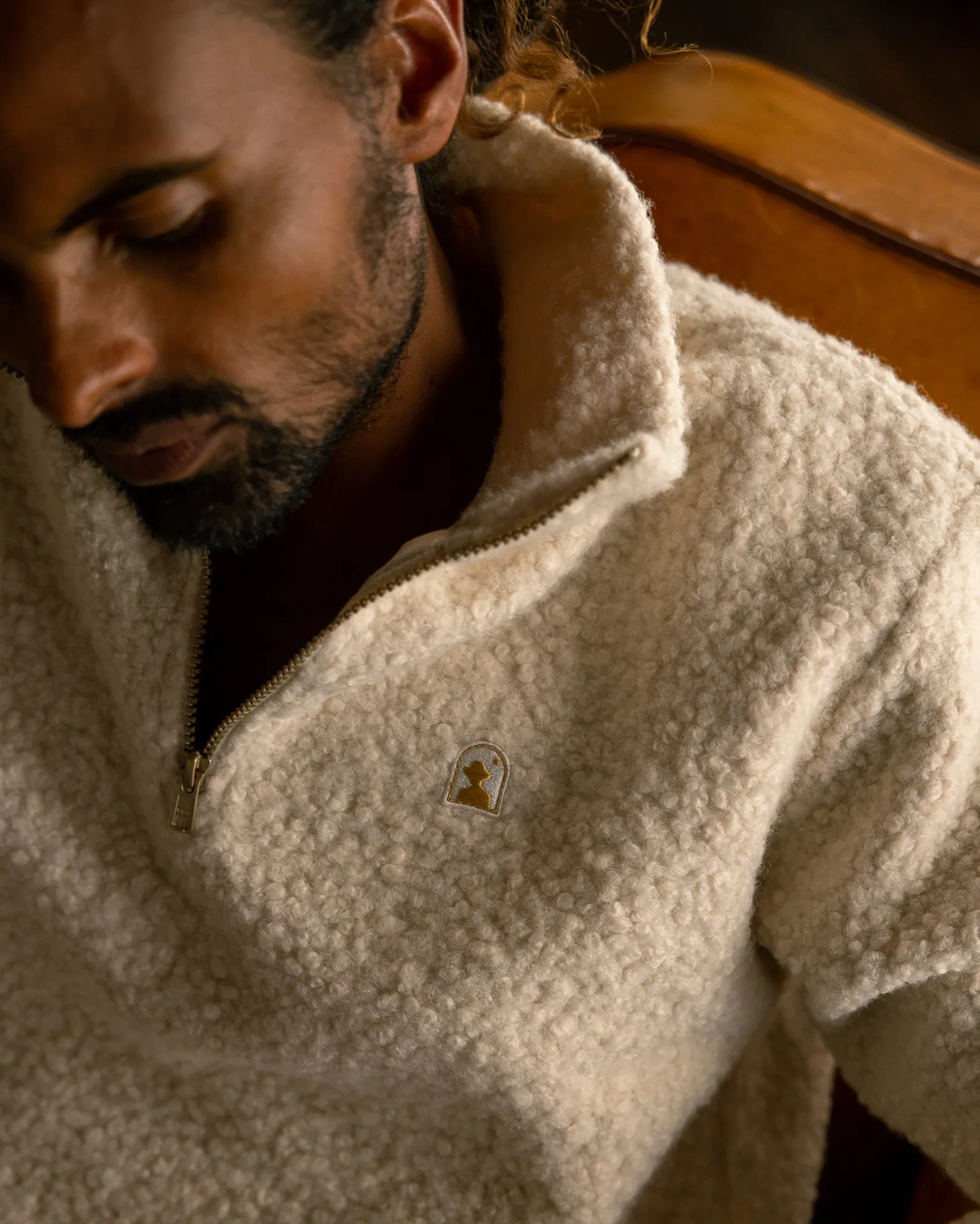 The Cusco Sherpa Pullover - Vintage Ivory