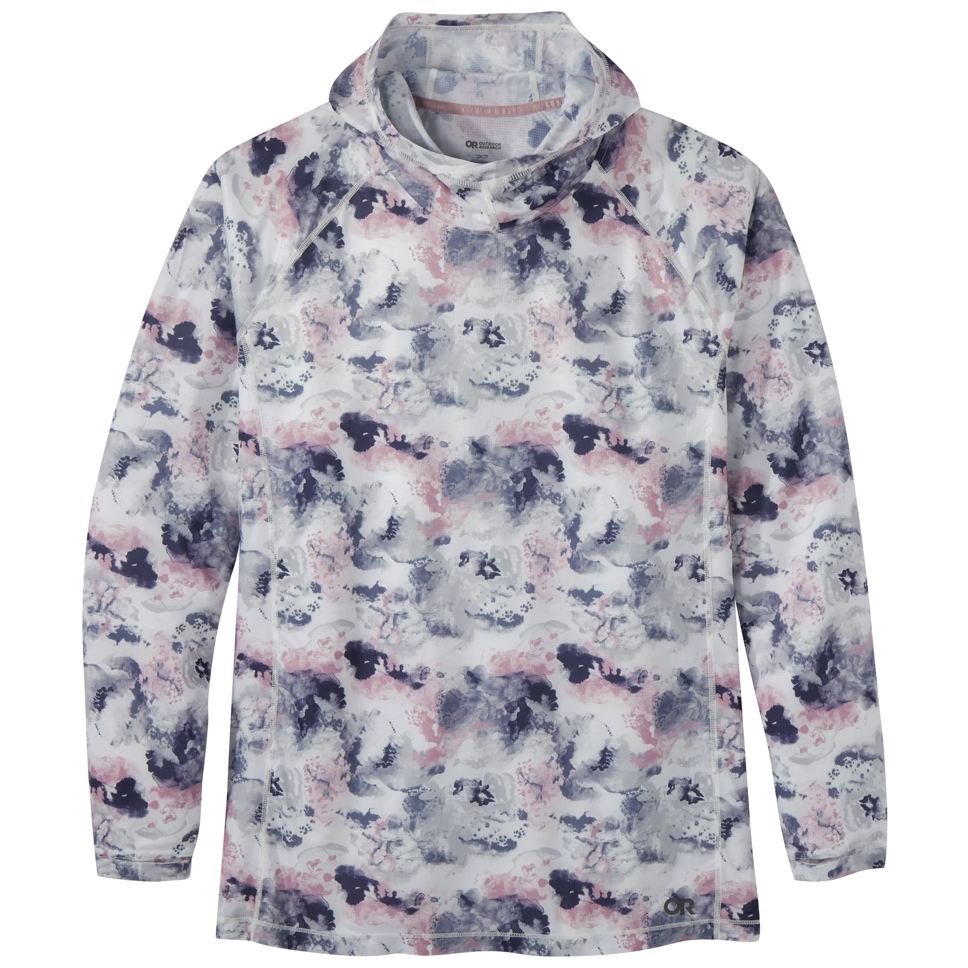 Women's Echo Printed Hoodie-Plus