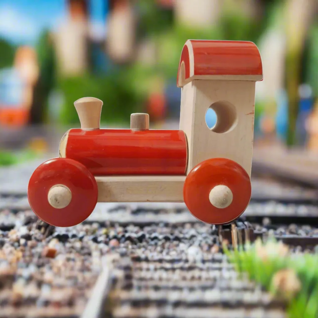 Wooden Train Engine for Kids-1(Random colour & Design will be send)